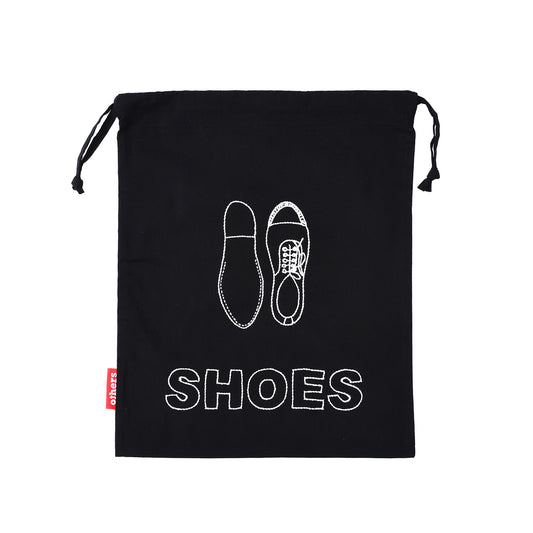 Embroidered shoe bag