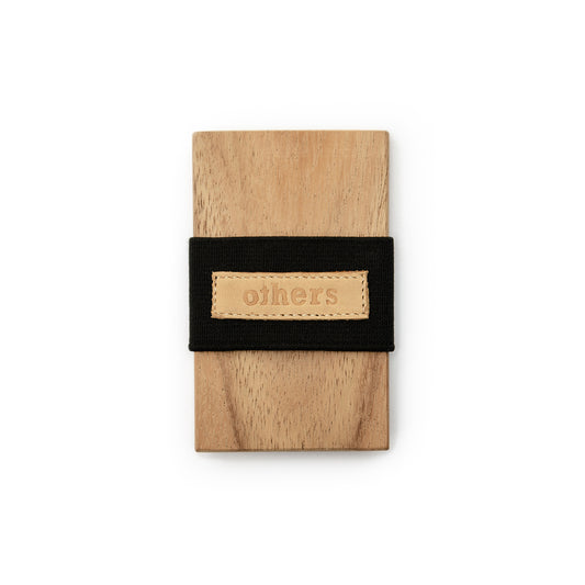 Wooden card holder