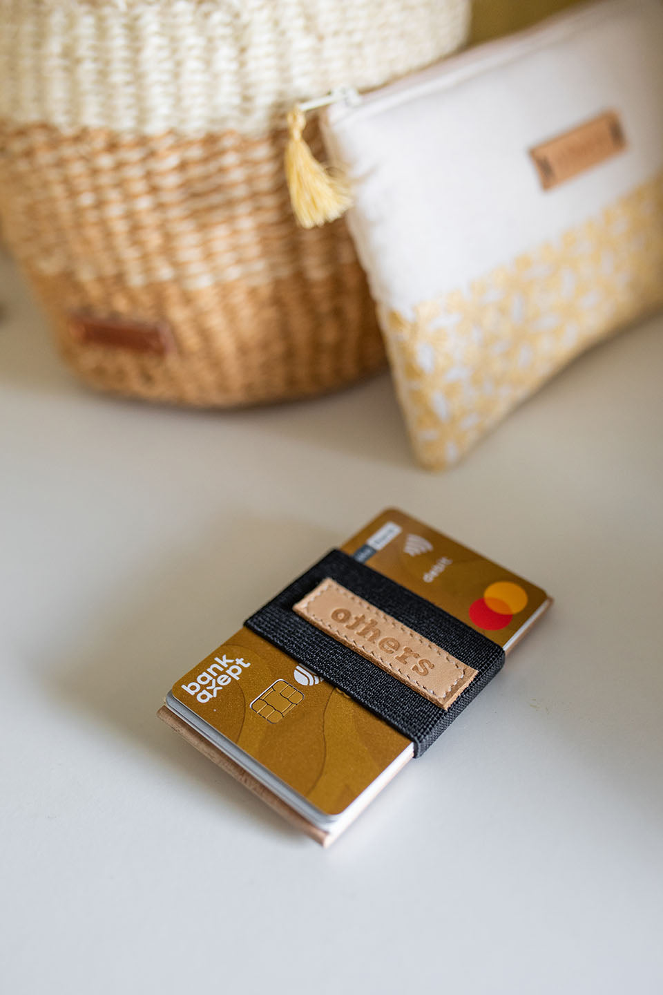 Wooden card holder