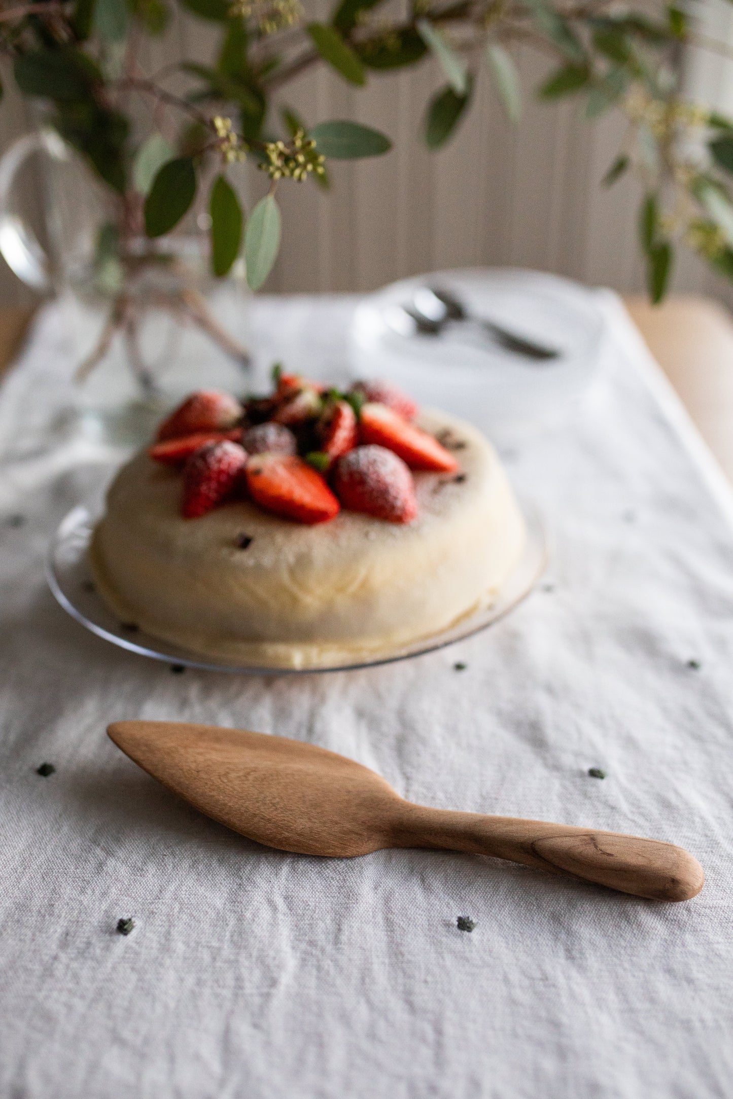 Wooden Cake Server