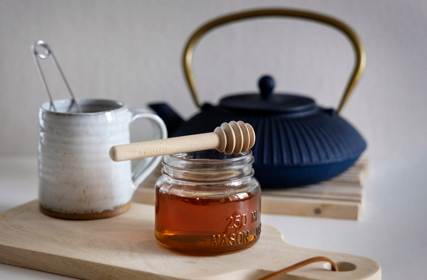 Wooden Honey Dipper