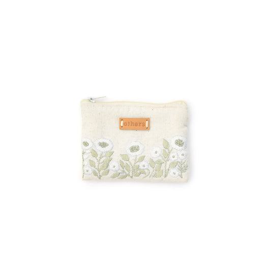 Embroidered purse small